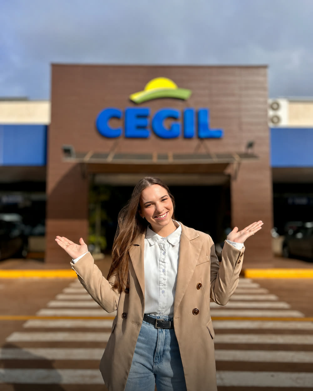 Aline Pieniz em parceria com loja de Santa Rosa